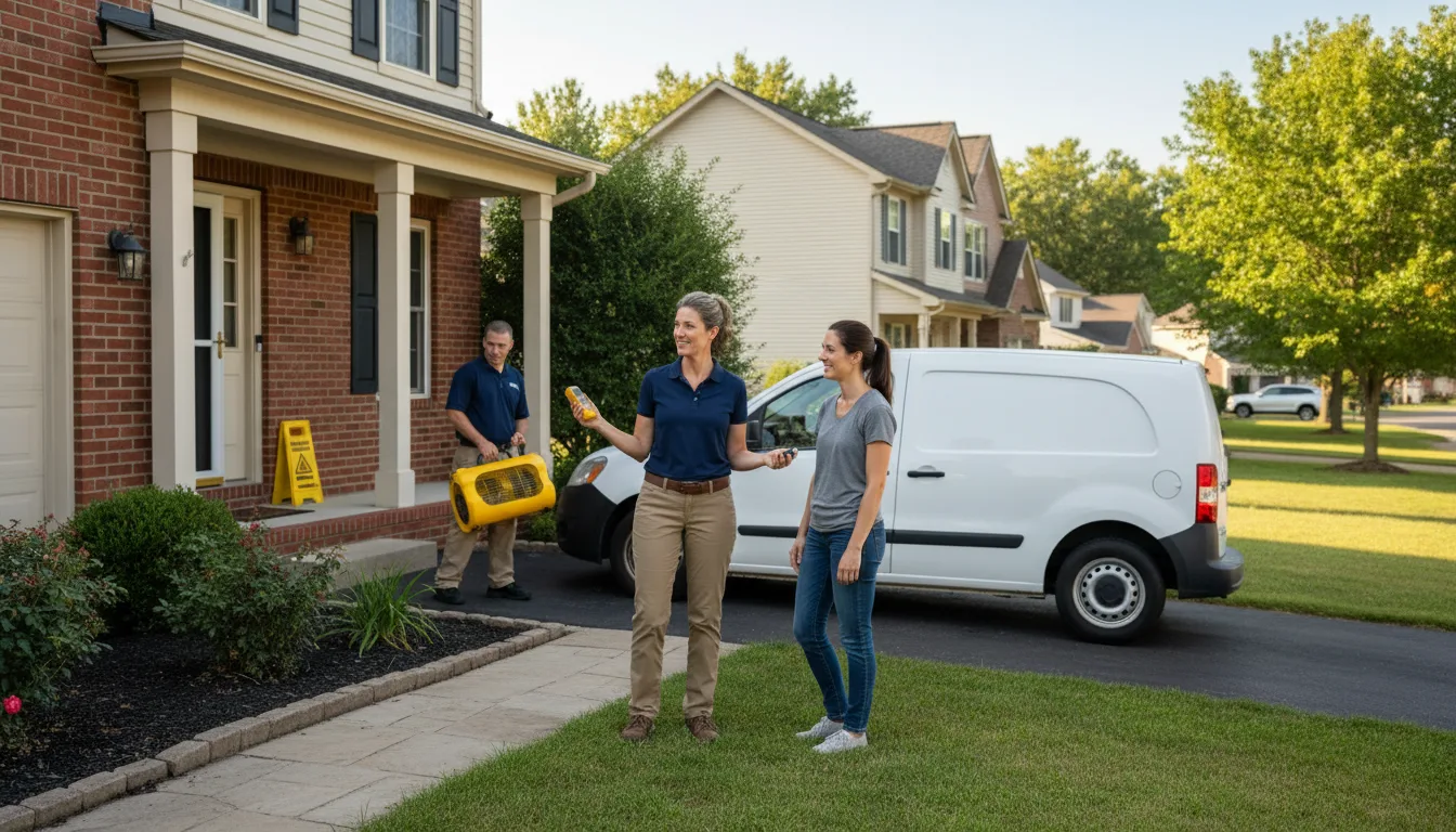 Water restoration image for Dehumidification And Cleanup Services in Pompton Lakes, NJ